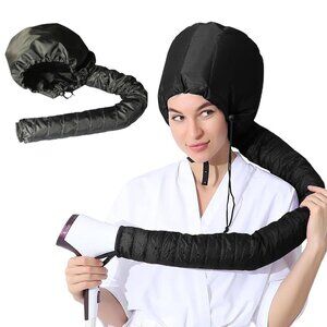 Plopping Cap Drying Curly Hair Drawstring Bonnet Net